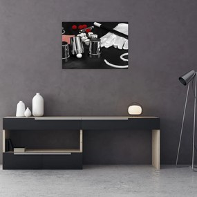 Sklenený obraz vecí kúzelníka (70x50 cm)