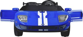 JOKOMISIADA Detské auto na batériu Ford GT so 4 motormi dvojmiestne s diaľkovým ovládaním modré PA0337