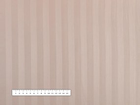Biante Damaškové prestieranie na stôl Atlas Grádl DM-017 Púdrovo béžové - pásiky 2 cm 35x45 cm