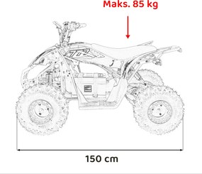 Ramiz Štvorkolka DESERT STORM LIFT Oranžová