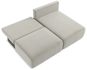 Svetlosivá rozkladacia/s úložným priestorom rohová pohovka (pravý roh) Kalena – Makamii