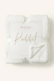 Deka RABBIT biela Rozmer: 200x220 cm