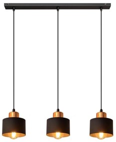 Luster na lanku EDISON 3xE27/15W/230V