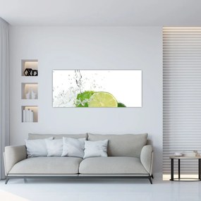 Obraz - Šťavnatých citrónov (120x50 cm)