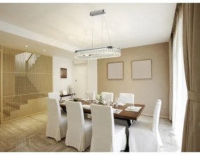 Stmievateľný LED krištáľový luster na lanku THALIA LED/50W/230V 3000-6000K + diaľkové ovládanie