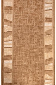 Koberce Breno Behúň LINEA 33, šíře role 80 cm, hnedá