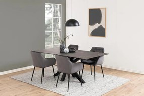 Jedálenský stôl Heaven 160x90 cm čierny