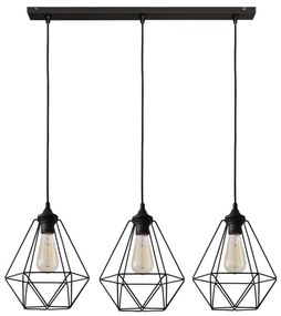 Luster na lanku KARO 3xE27/15W/230V