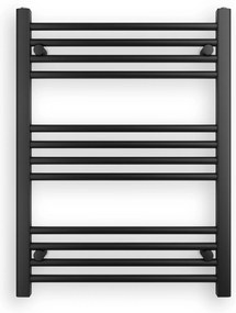 Gamma Erga Puerto, vykurovacie teleso 800x600 mm, 384W, čierna matná, ERG-LAV-GRZE-BK-6080