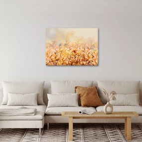 Obraz - Listy vo farbách jesene, olejomaľba (70x50 cm)