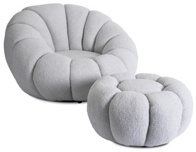 PROXIMA.store - Otočné kreslo PETTIT FARBA: sivá