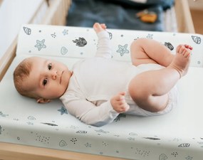 Tvrdá prebaľovacia podložka 70x47 Bubu Hello Ocean