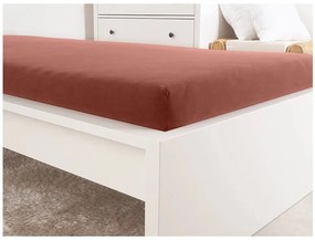 Jersey plachta do detskej postieľky EXCLUSIVE 70x140 cm hnedé