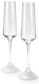 LED poháre na šampanské, 2 ks