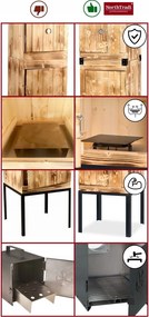 TRENDIE Udiareň XXL drevená