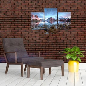 Obraz - Východ slnka nad Reine (90x60 cm)