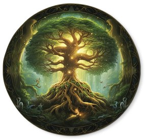 drevko |  Okrúhly Strom života Yggdrasil  45 x 475 cm