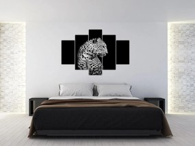 Obraz - Leopard (150x105 cm)