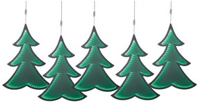 Livarno home Vianočná LED dekorácia, strom, 5 kusov  (800007716)