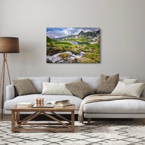 Obraz - Pohľad na horu Rila (90x60 cm)