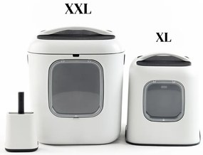 Rotho Mačacia toaleta, krytý záchod pre mačky s lopatkou CAT XL - antracit