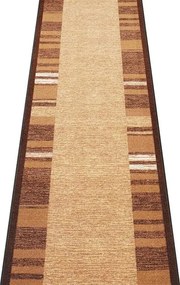 Kusový koberec GENEVE hnedá 67 x 350 cm