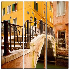 Obraz na plátne - Malý most v Benátkach - štvorec 3115B (105x105 cm)
