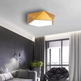 Toolight - Stropné svietidlo Diamond 30cm E27 3x60W APP875-C, zlatá, OSW-08973