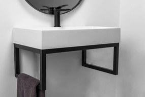 Rea Goya, konglomerátové umývadlo na dosku 70cm + konzola, KPL-U8902