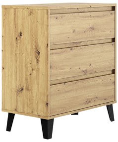 Komoda BOGAN 3S70, dub artisan