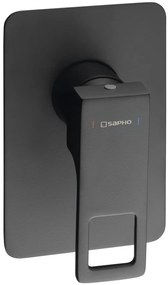 Sapho Sapho, FORATA podomietková sprchová batéria, 1 výstup, čierna matná, FT041/15