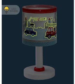 Dalber 60611N - LED detská lampička POLICE 1xG4/4W/230V pestrofarebná