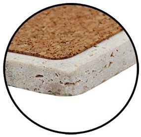 Kamenné podtácky v súprave 4 ks – Hermia