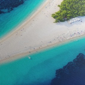 Obraz - Ostrav Hvar, Chorvátsko (150x105 cm)
