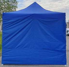 Nožnicový Party stan 2x2m ALU Standard 4ks plné bočnice Farba: Modrá