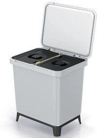 Odpadkový kôš na triedený odpad NKS30W2 20 l - popolavá