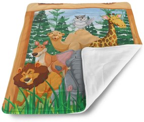 Sablio Deka pre bábätko Zoo - 90x120 cm