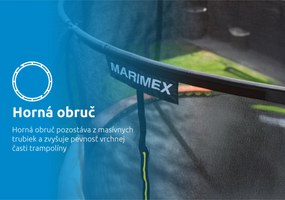 Marimex | Trampolína Marimex Premium 305 cm + vnútorná ochranná sieť + schodíky ZADARMO | 19000111