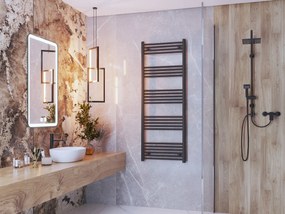 Gamma Erga Basic, vykurovacie teleso 1600x600 mm, 740 W, čierna, ERG-LAV-BASIC-16060-BK