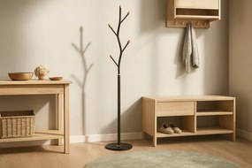 Stojanový vešiak BUNGUND čierny LOF5387