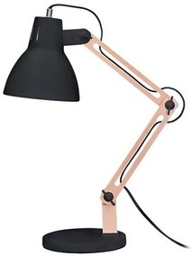 Solight WO57-B Stolná lampa Falun, čierna