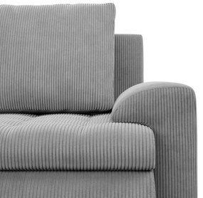 Trojmiestna rozkladacia sedačka FORESTA sivá