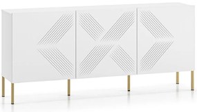 Komoda Clearing 02 biela/zlatá