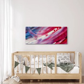 Obraz - ružovo modrej farby (120x50 cm)