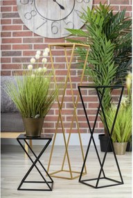 STOJAN NA KVETINÁČ LOFT5 100X24X24 CM ZLATÁ