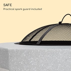 Blumfeldt Diamond, ohnisko s grilom, MgO a oceľový plášť, lapač iskier