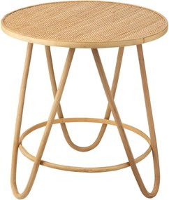 Prírodný ratanový odkladací stolík Balia Rattan Natural L - Ø 60*64 cm