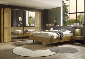 Posteľ s nočnými stolíkmi Trattino 180x200 cm, s osvetlením