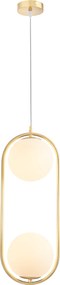 Toolight Toolight, závesné svietidlo 2xG9, G134-2CP, zlatá, OSW-02608