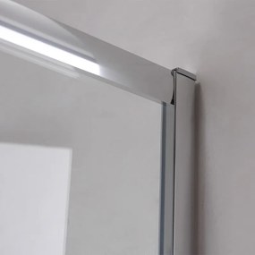 BPS-koupelny Štvorcový sprchový kút HYD-SK93B 90x90 chróm/transparent + vanička HYD-SSV-SXL02B biela